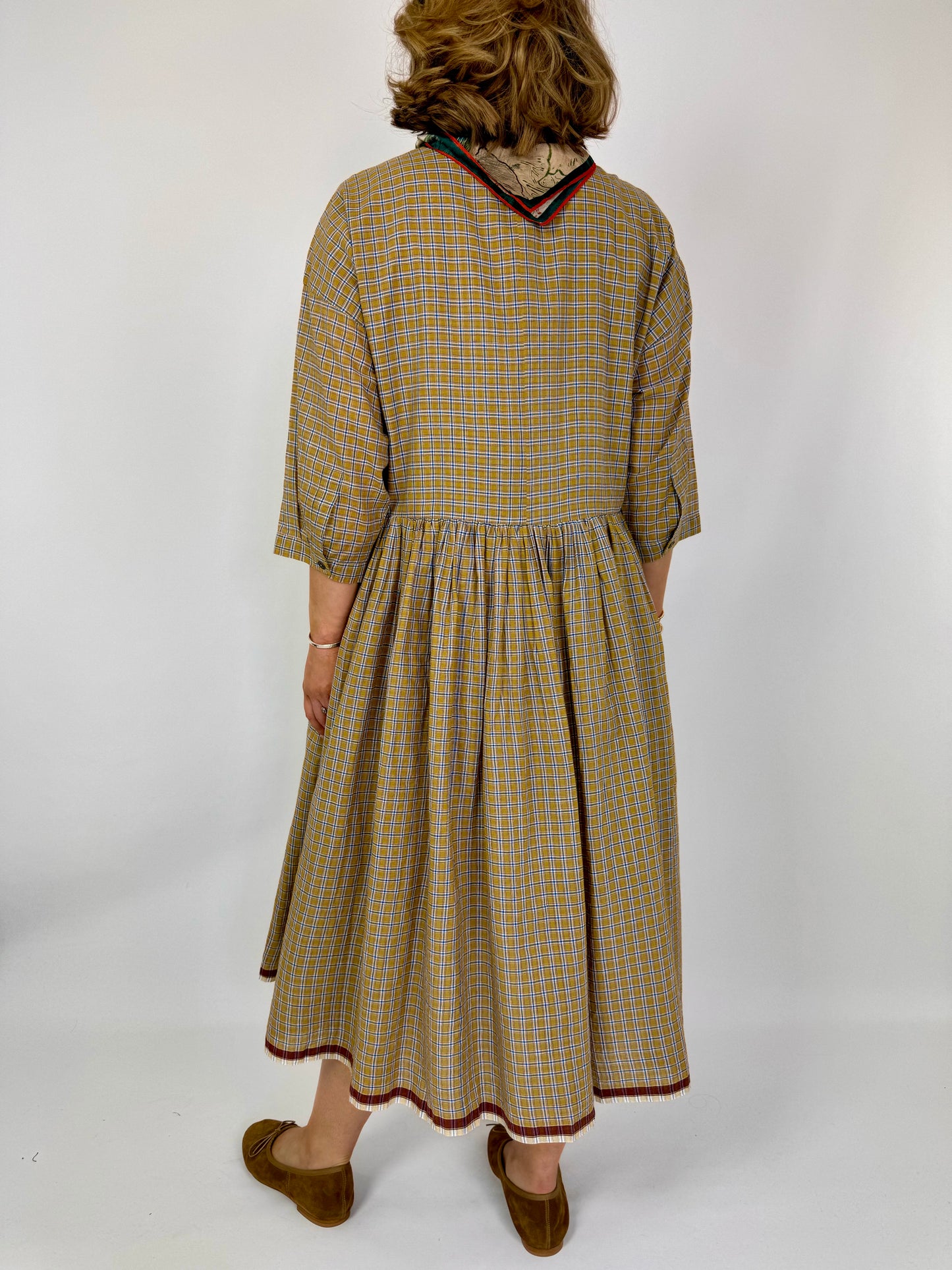 Runaway Bicycle Sylvia Dress Mustard