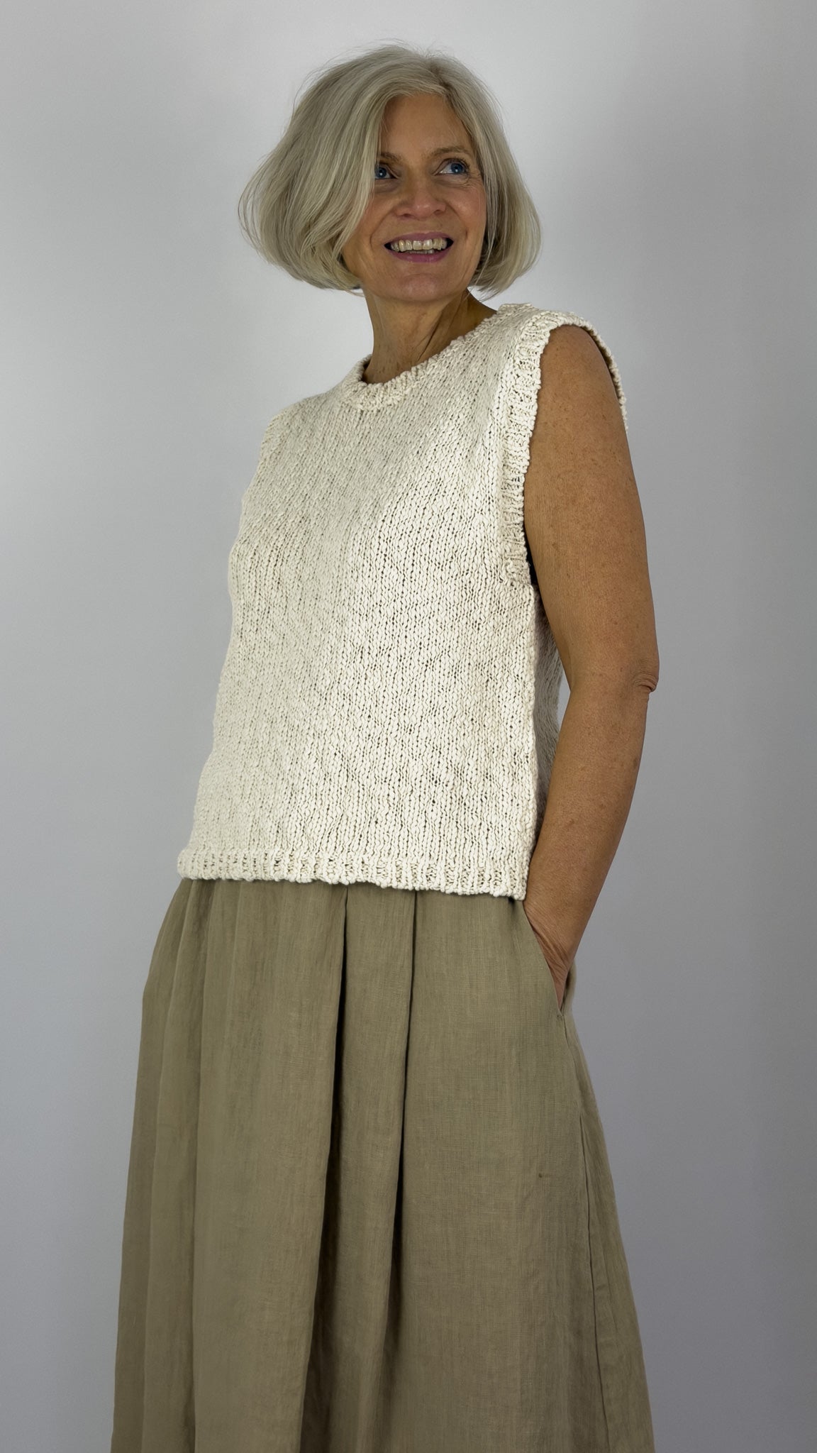 Sibin Linnebjerg Esti Jumper Cream