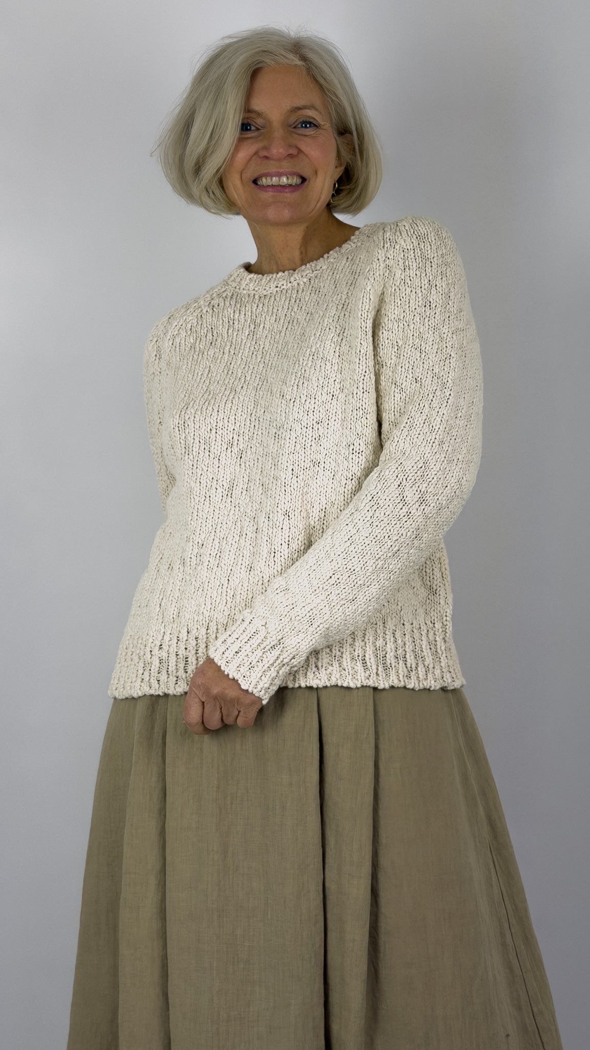 Sibin Linnebjerg Fawn Jumper Cream