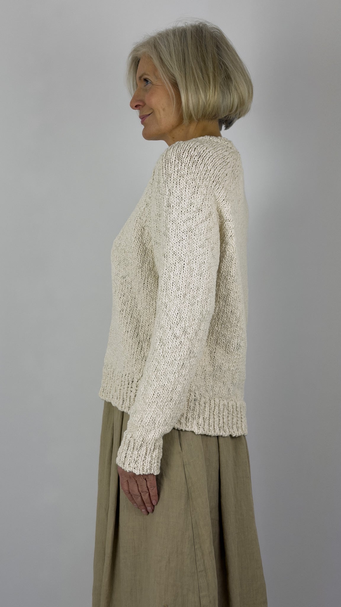Sibin Linnebjerg Fawn Jumper Cream