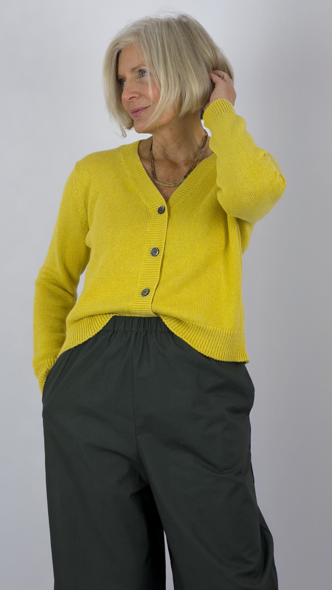 Cash-Ca W23 Cardigan Acacia