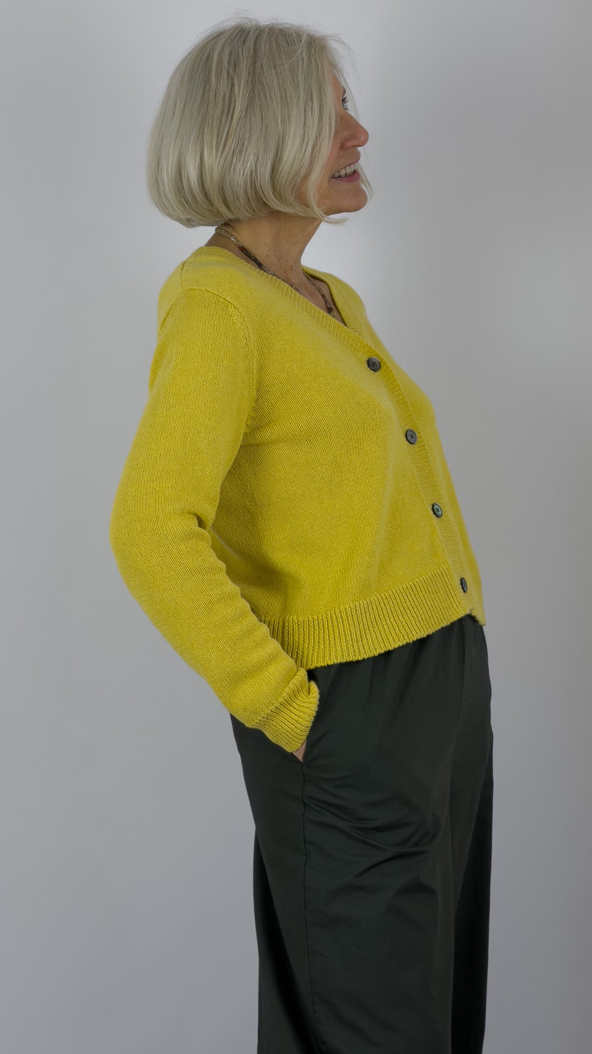 Cash-Ca W23 Cardigan Acacia