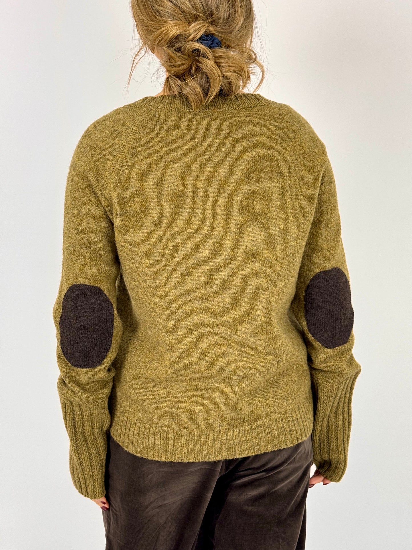 Nygårdsanna Patch Jumper Ochre