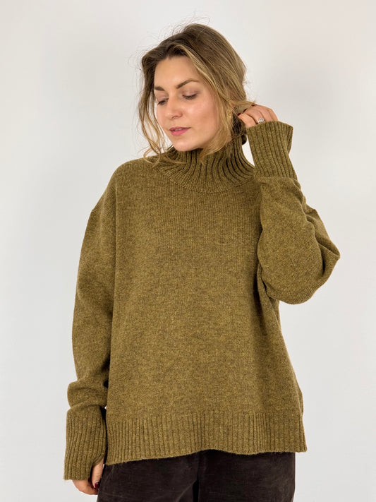 Nygårsanna Polo Jumper Ochre