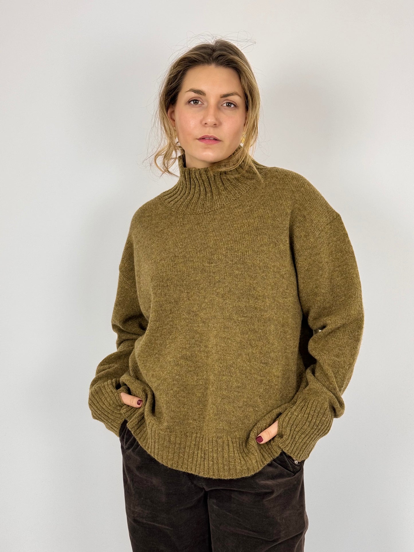 Nygårsanna Polo Jumper Ochre