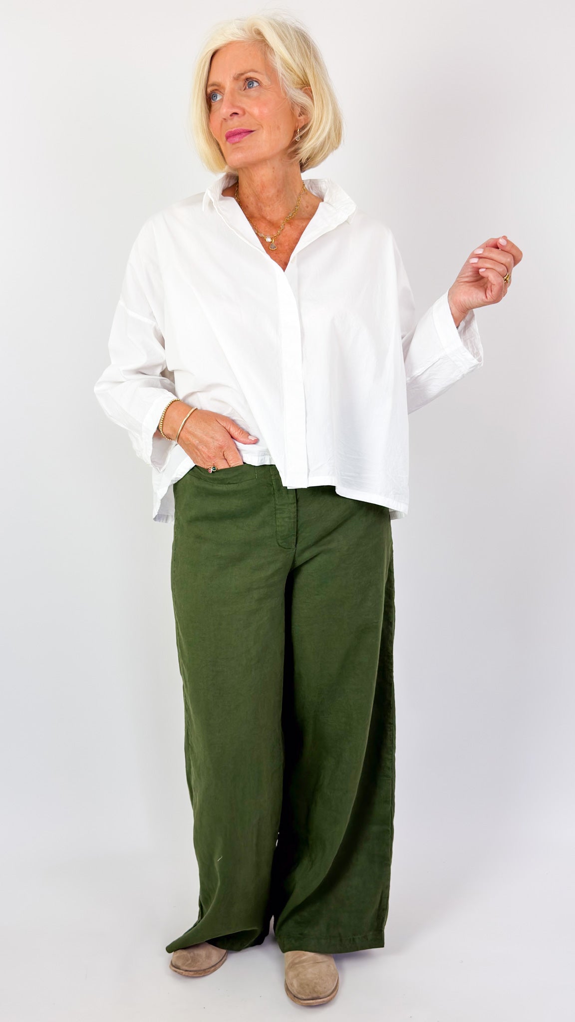 Aequamente 260 Shirt White