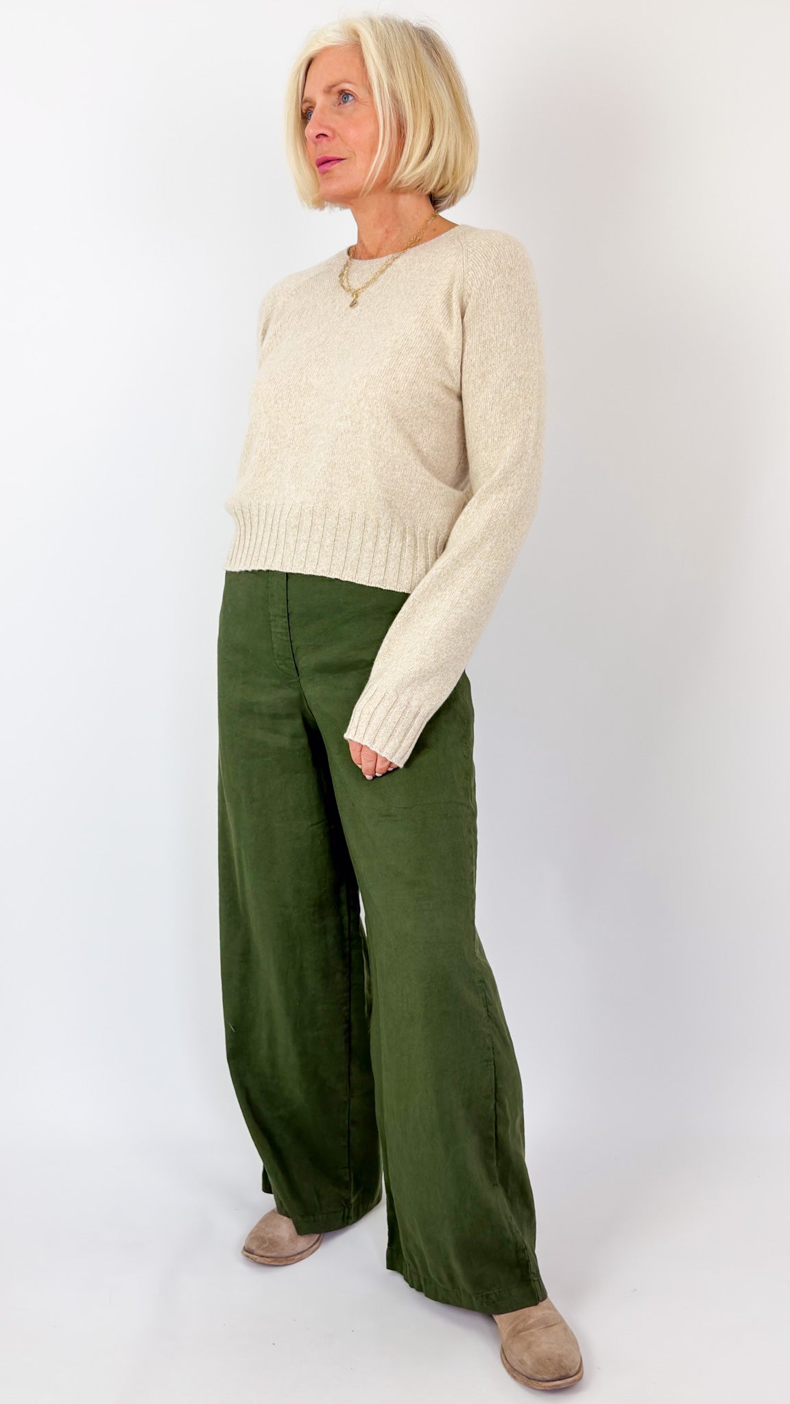 MJ Watson 620 Jumper Oat/Natural