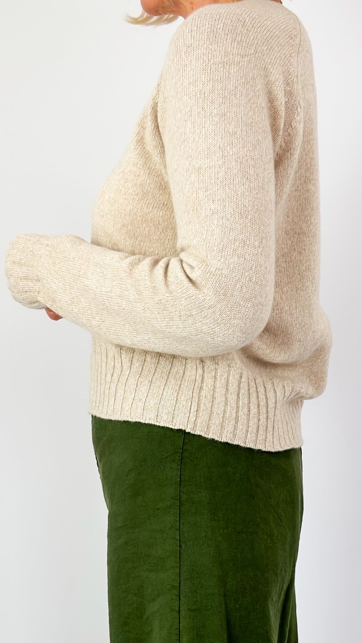 MJ Watson 620 Jumper Oat/Natural