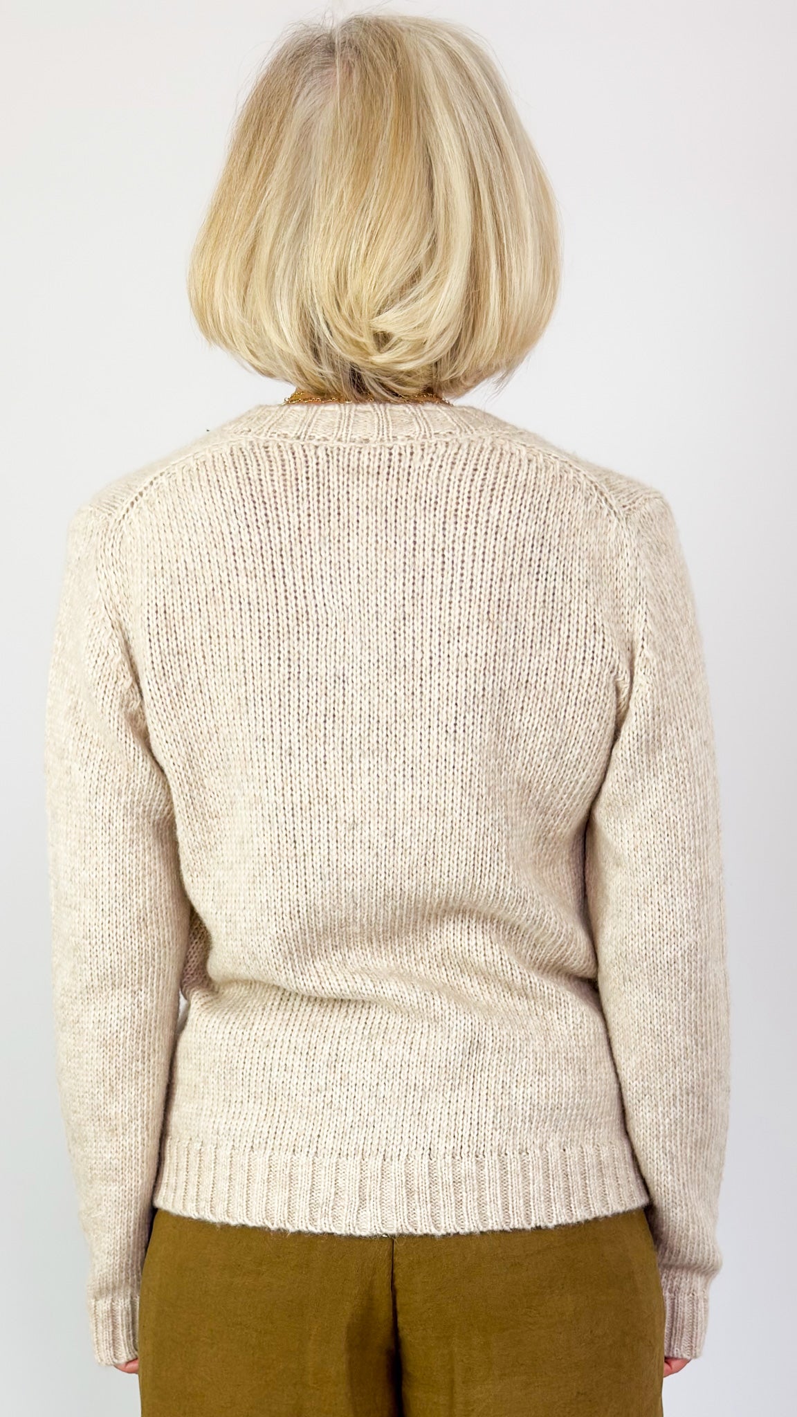 MJ Watson 658 Cardigan Natural