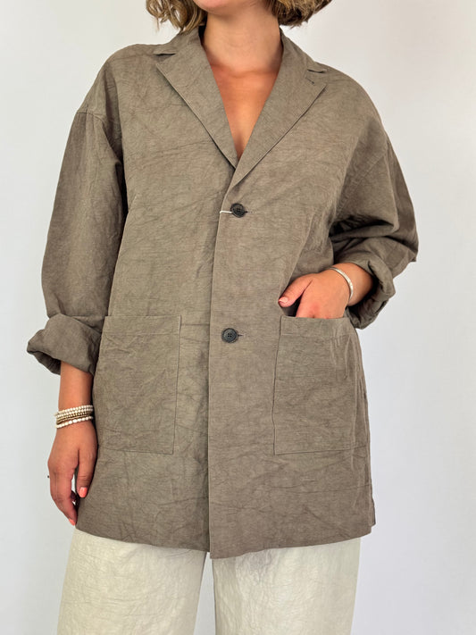 Kagure 108 Tailored Jacket Mocha