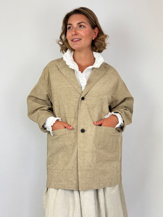 Kagure 108 Tailored Jacket Beige
