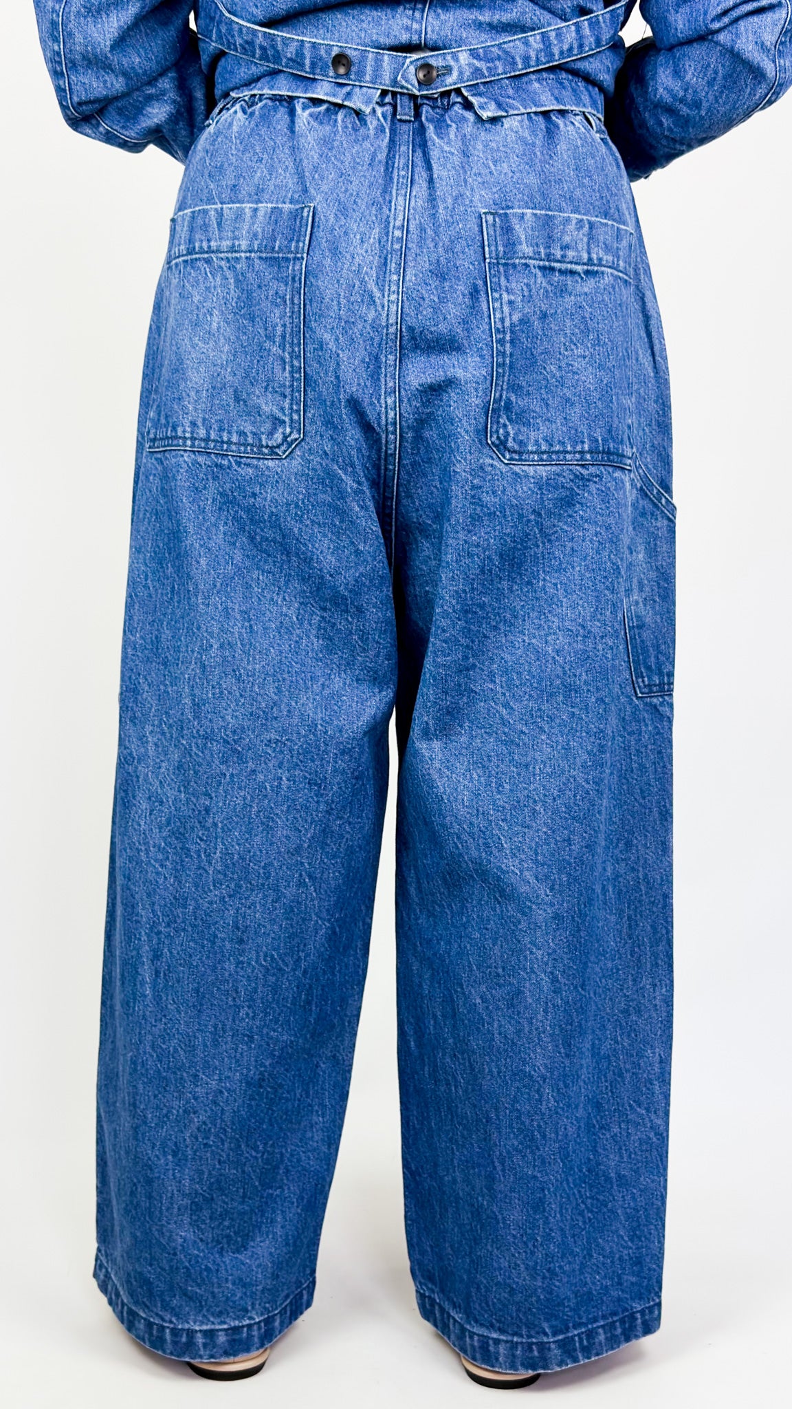Pas De Calais 8751 Denim Trousers Blue