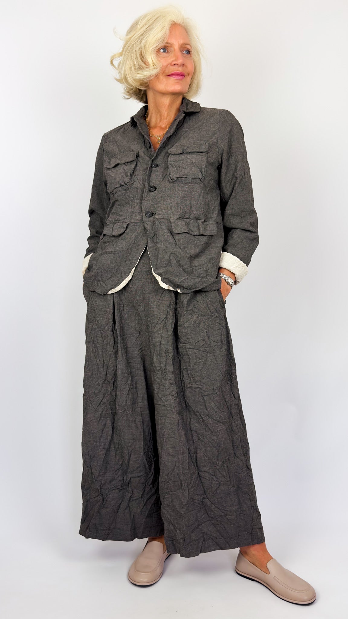 Pas De Calais 8747 Pinhead Trousers Brown