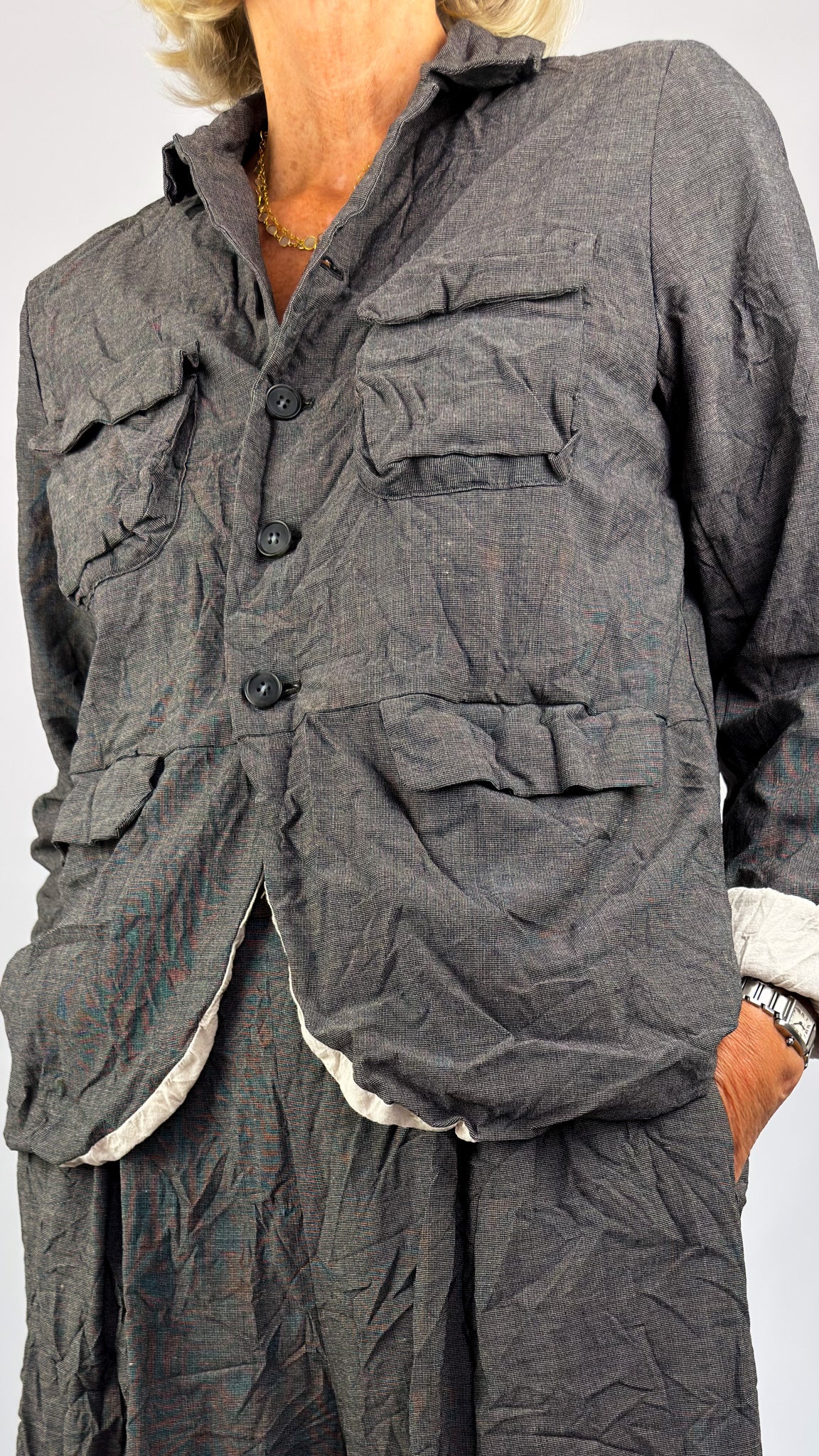 Pas De Calais 3469 Pinhead Jacket Brown