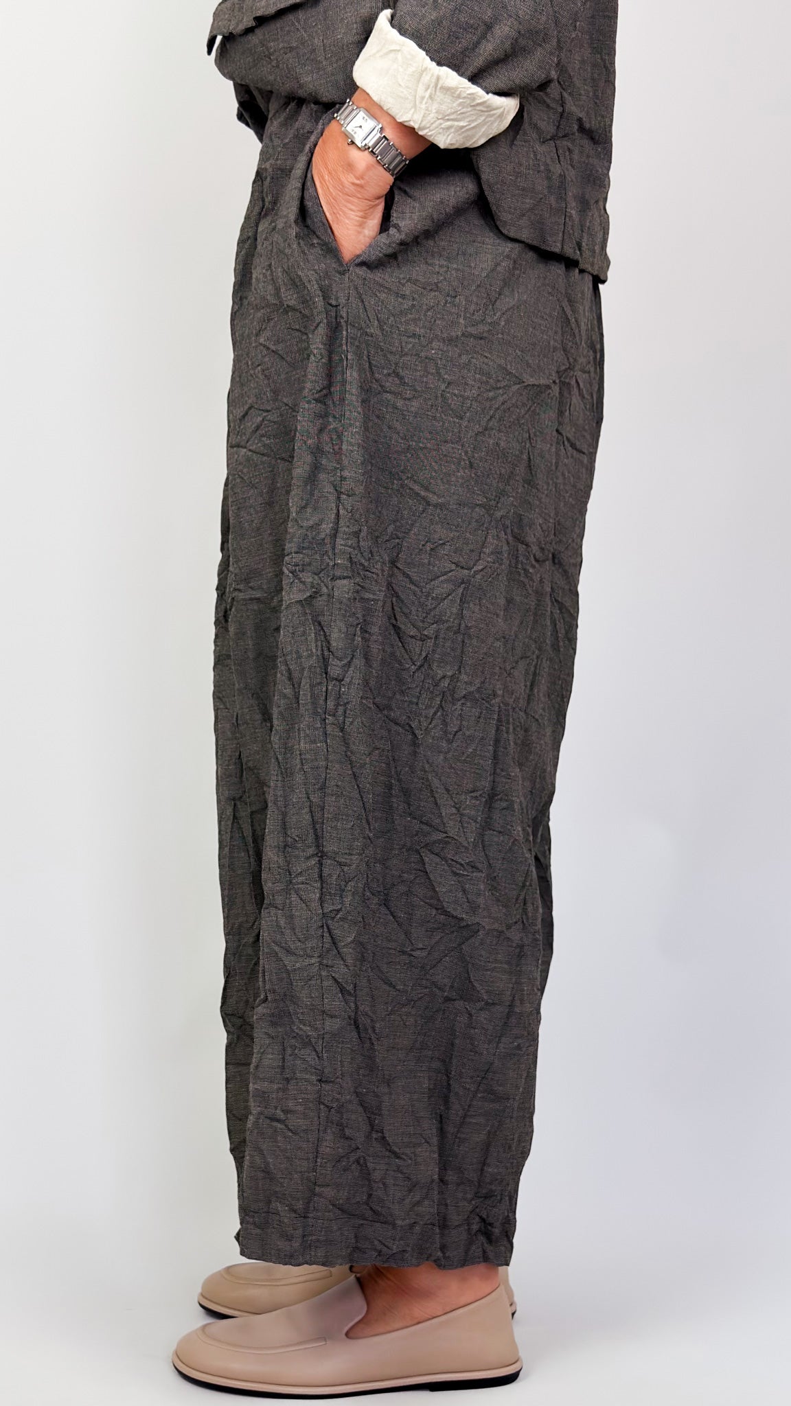 Pas De Calais 8747 Pinhead Trousers Brown