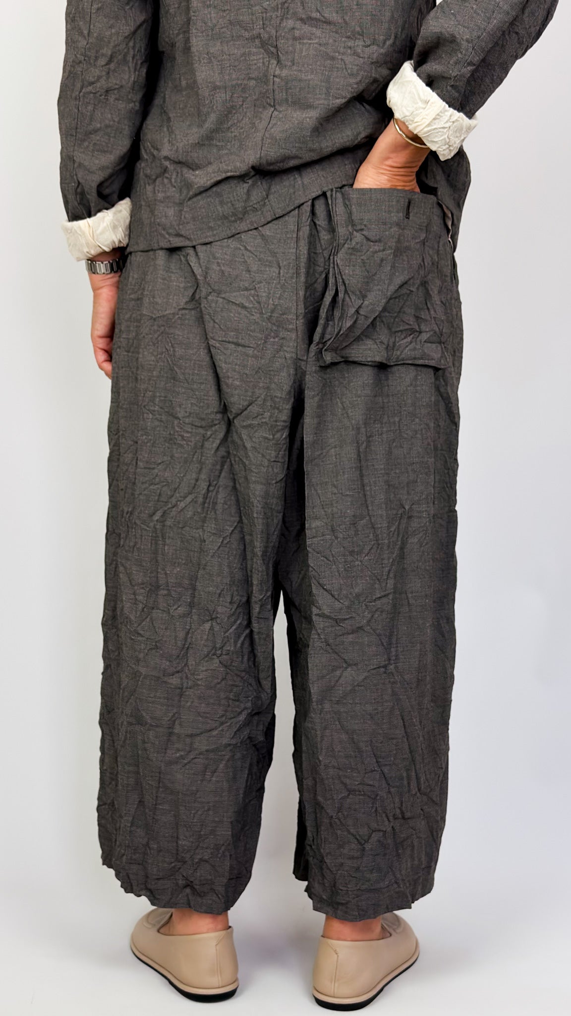 Pas De Calais 8747 Pinhead Trousers Brown