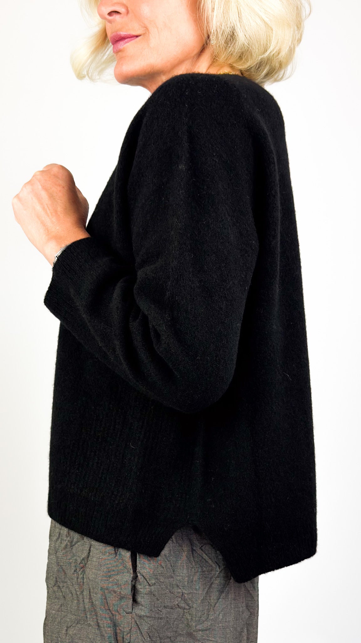 Pas De Calais 2706 Square Jumper Black