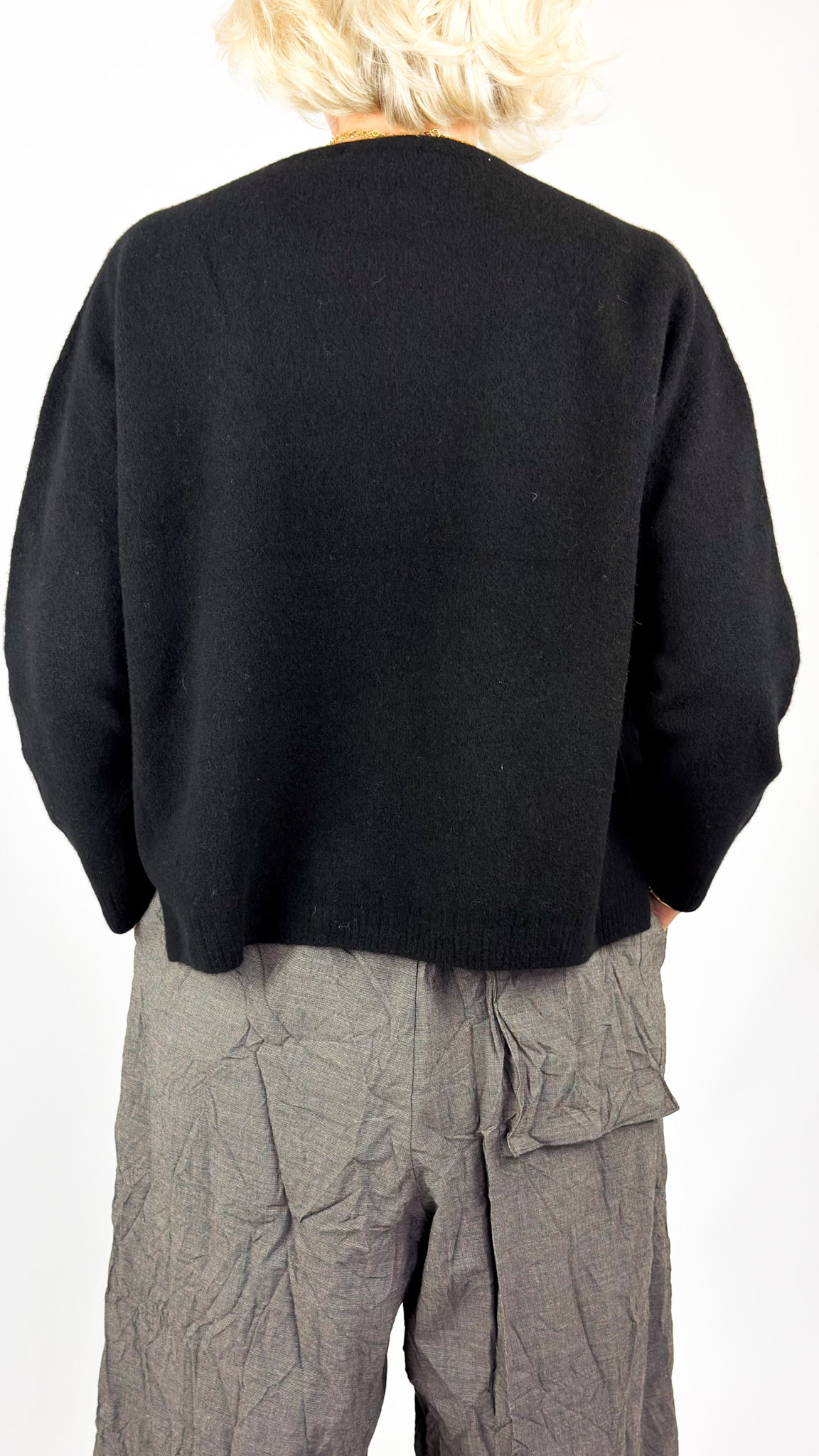 Pas De Calais 2706 Square Jumper Black