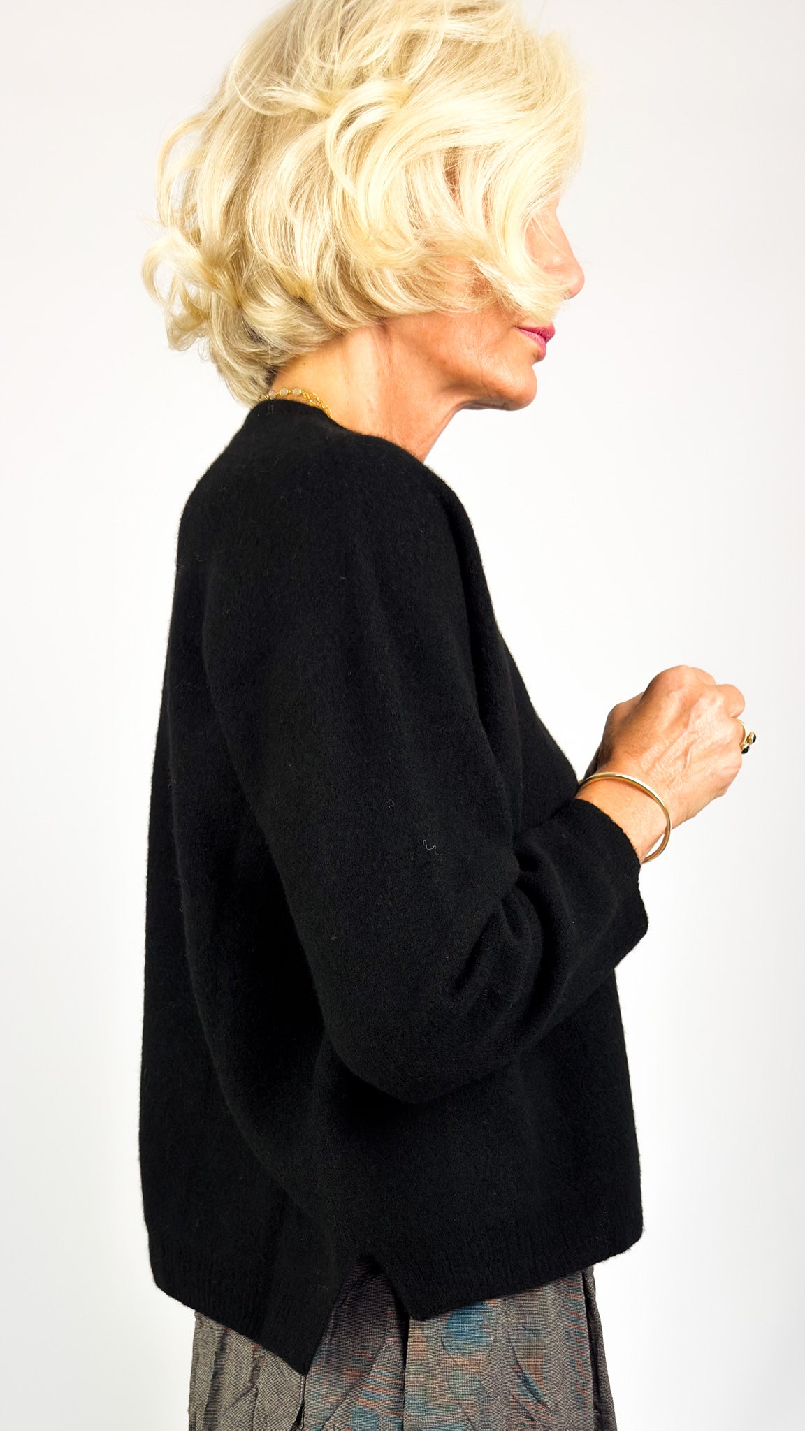 Pas De Calais 2706 Square Jumper Black