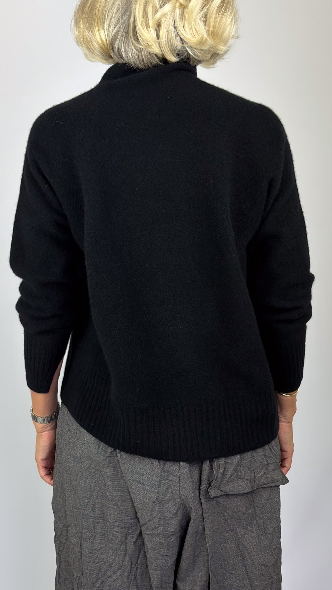 Pas De Calais 2705 Turtleneck Jumper Black