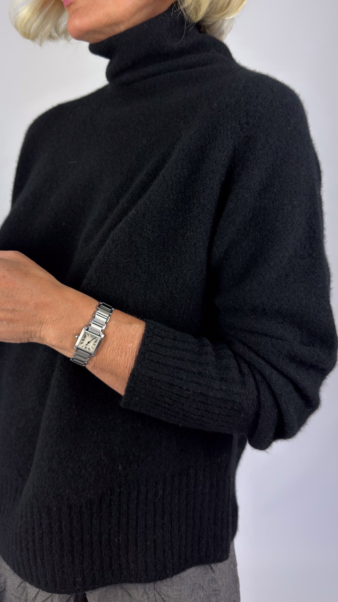 Pas De Calais 2705 Turtleneck Jumper Black