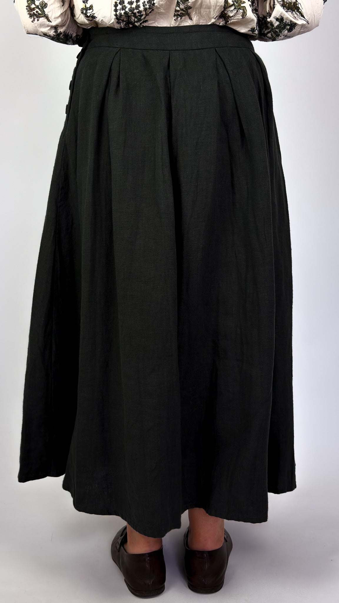 Pas De Calais 7492 Canvas Skirt Khaki