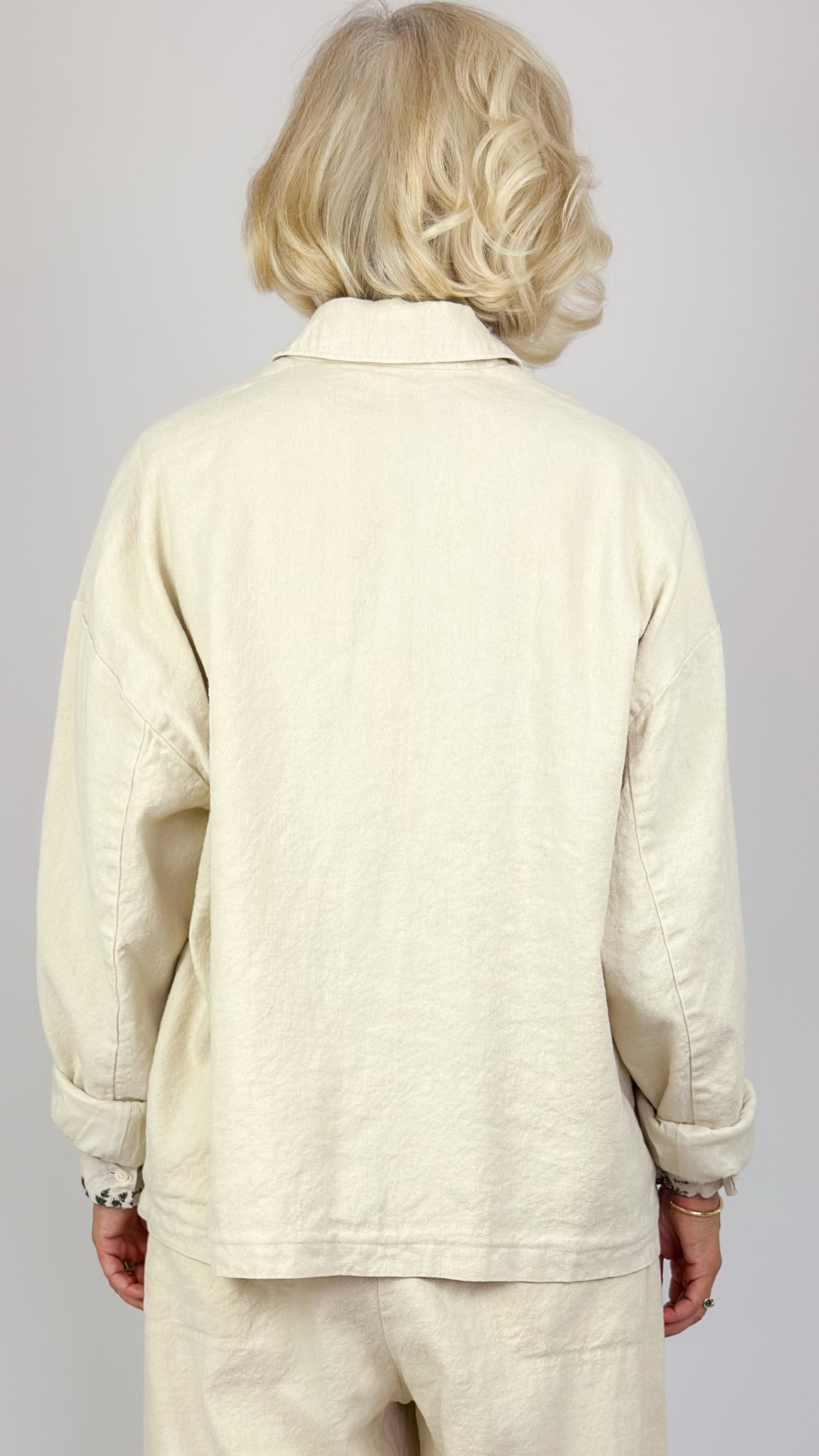 Pas De Calais 3475 Twill Jacket Natural
