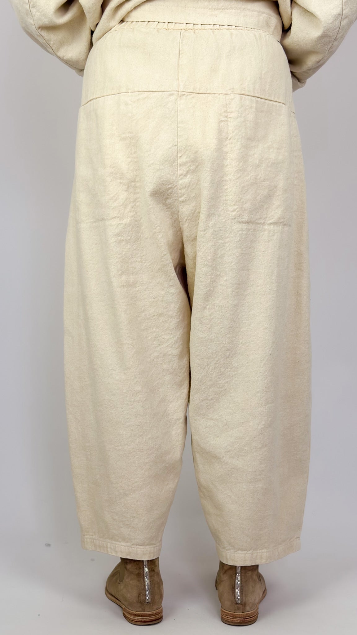 Pas De Calais 8744 Twill Trousers Natural