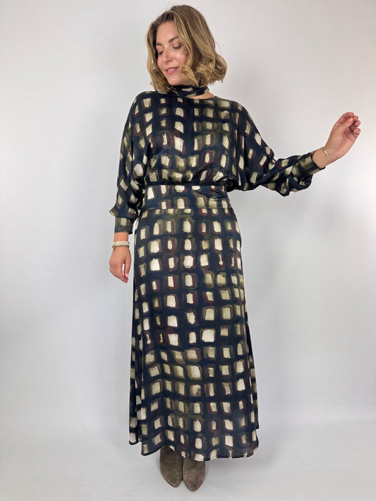 Diega Remina 30 Dress Choco/Ecru