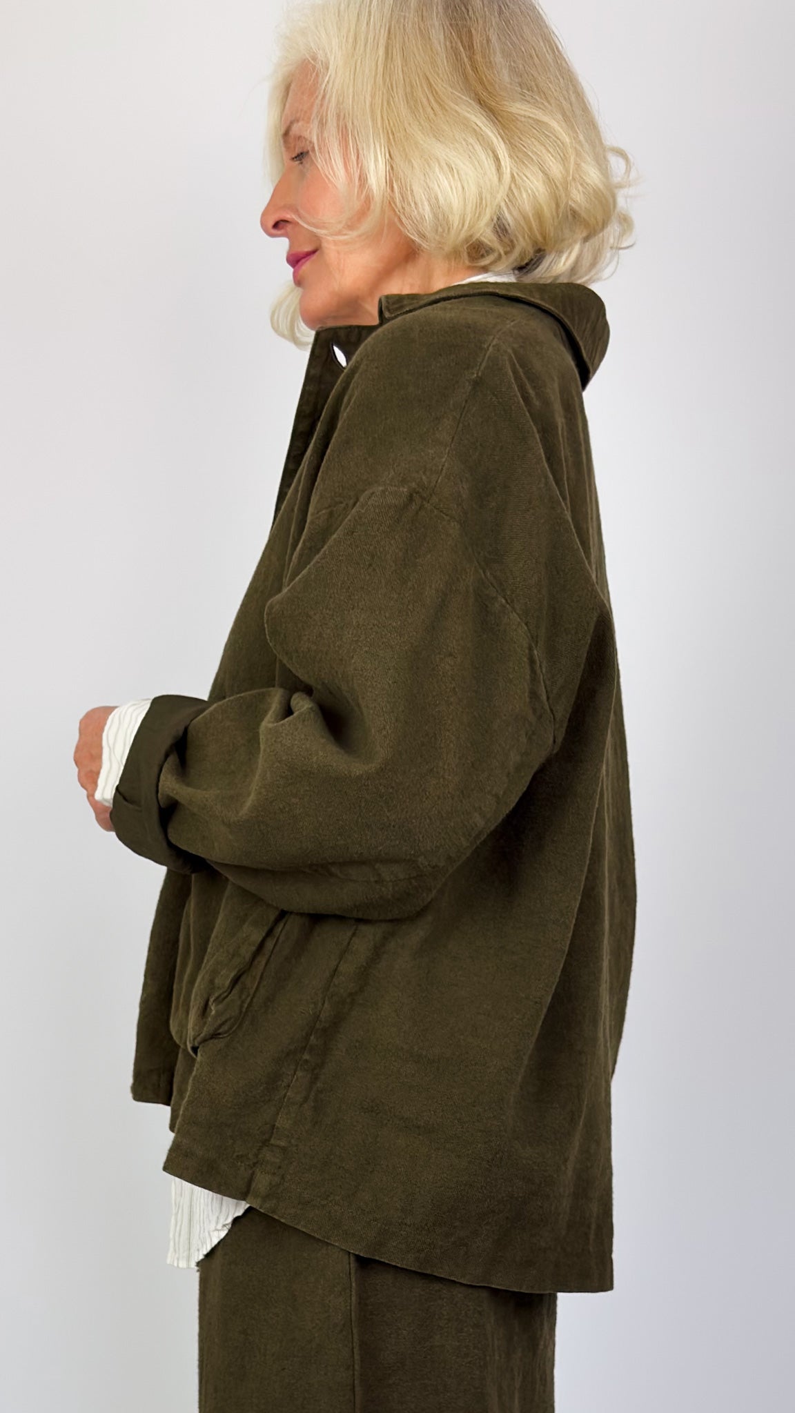 Pas De Calais 3475 Twill Jacket Khaki