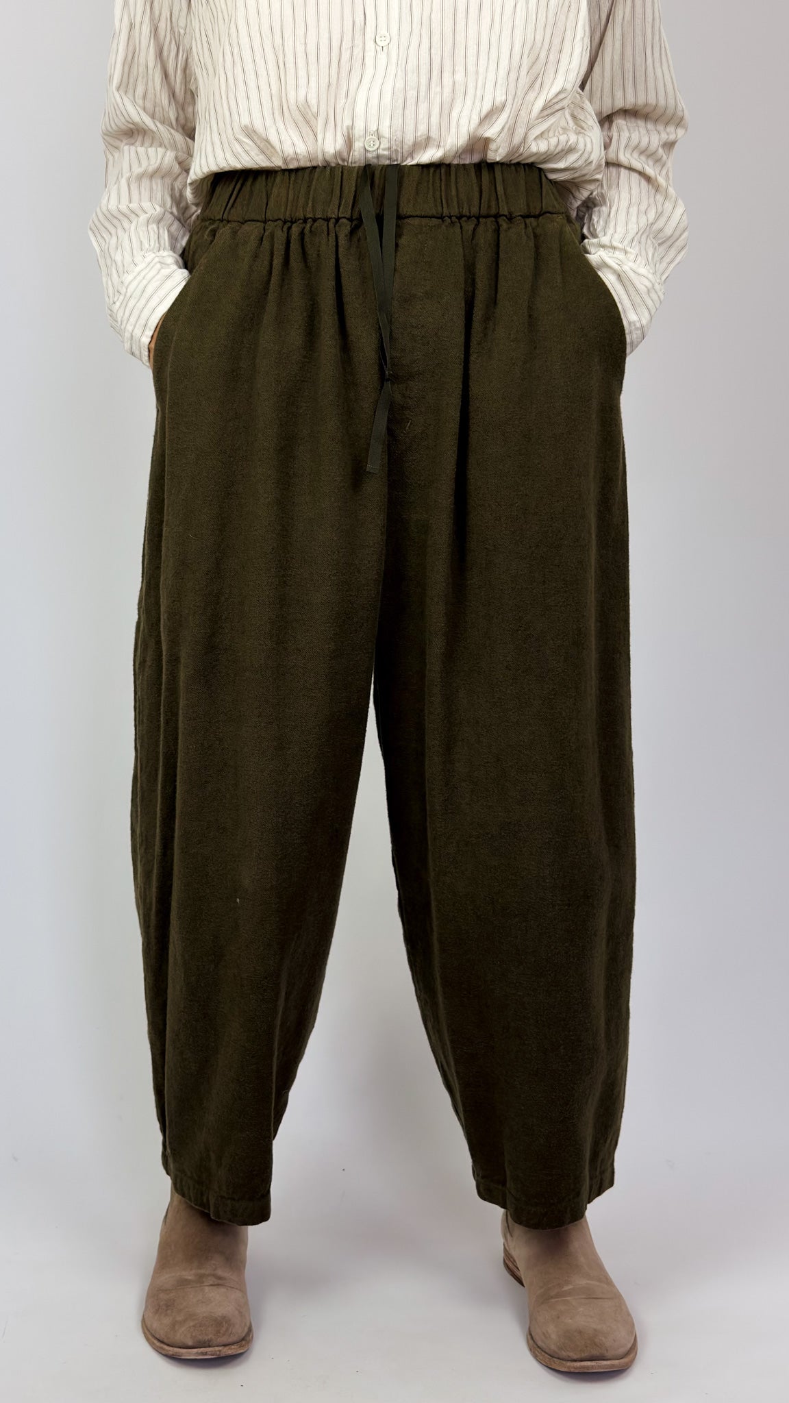 Pas De Calais 8744 Twill Trousers Khaki