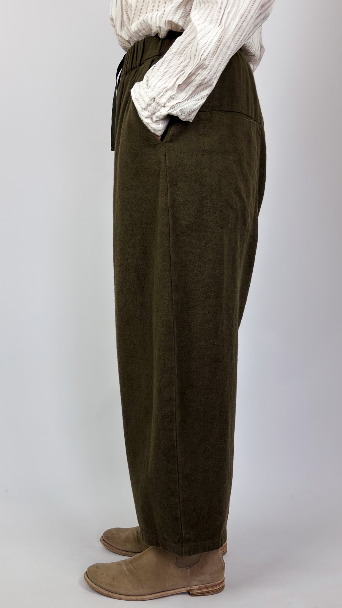 Pas De Calais 8744 Twill Trousers Khaki