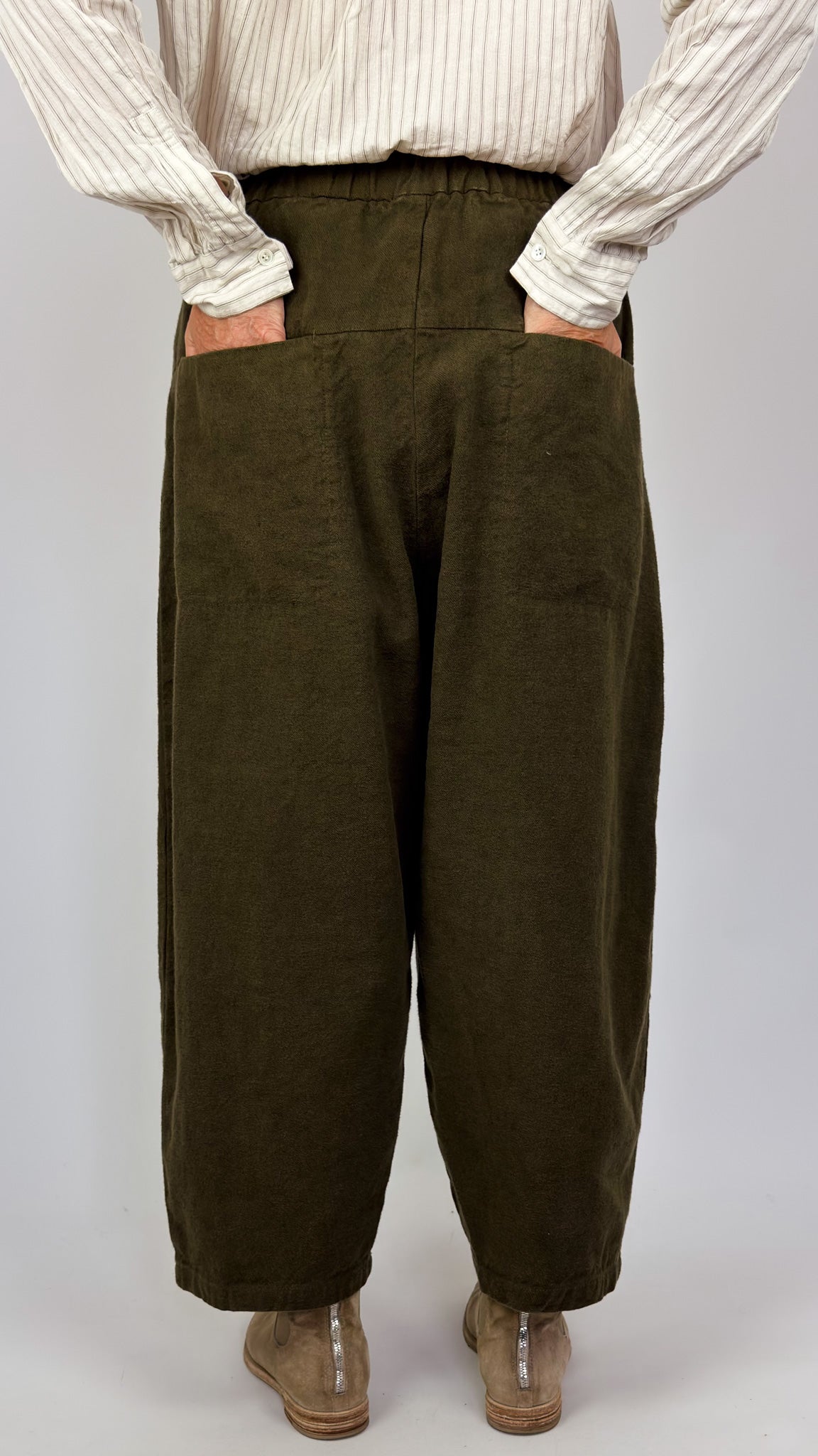 Pas De Calais 8744 Twill Trousers Khaki