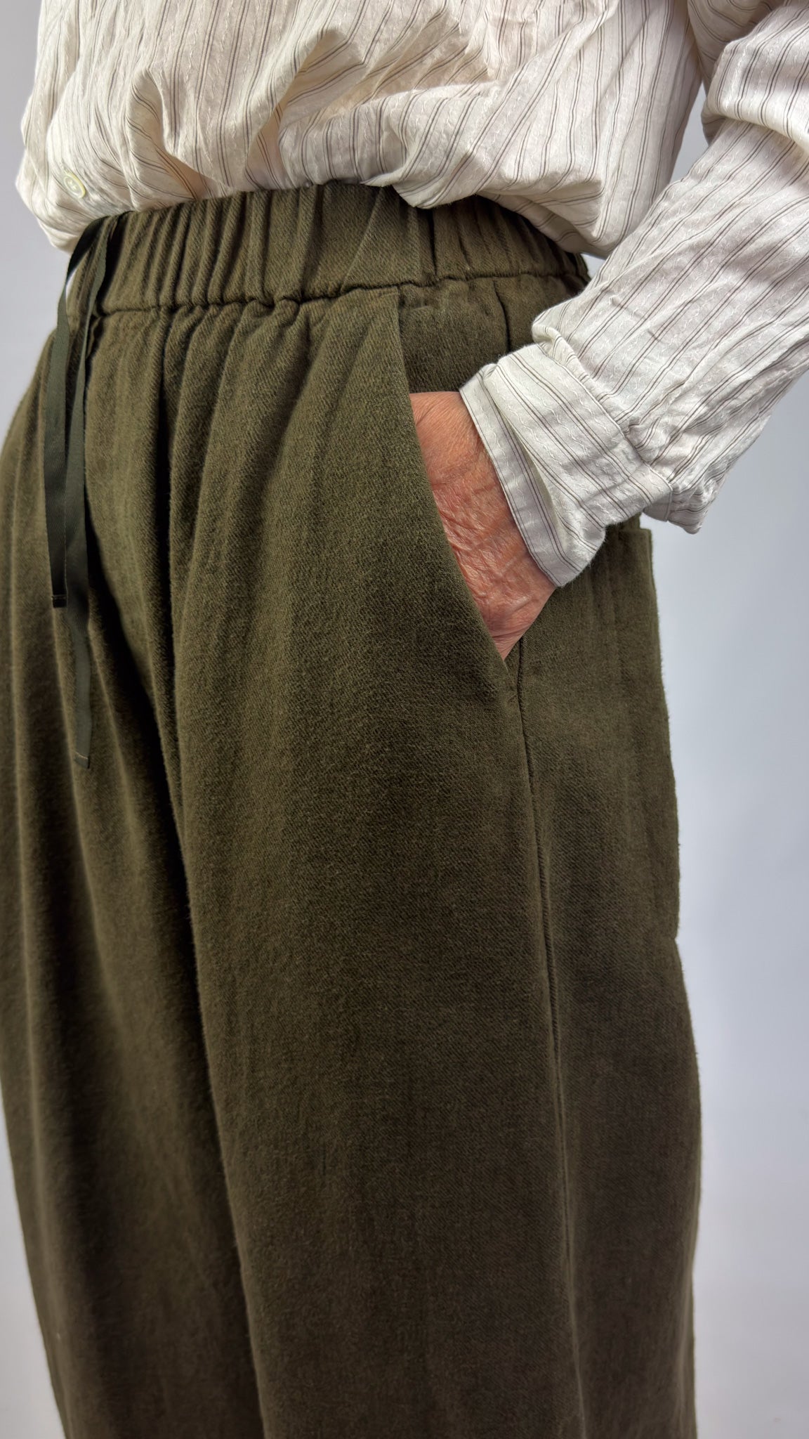 Pas De Calais 8744 Twill Trousers Khaki