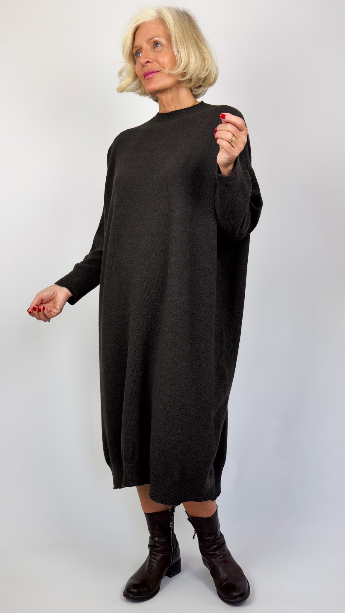 Pas De Calais 2704 Switch Dress Khaki