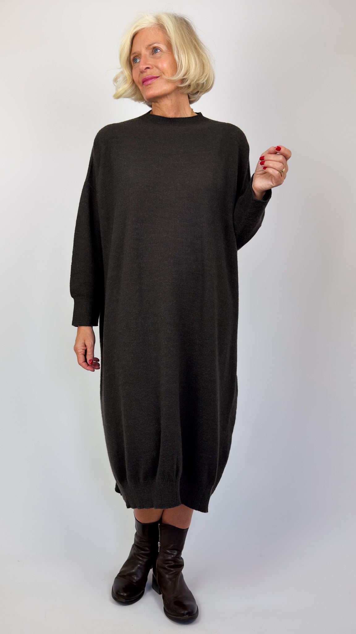 Pas De Calais 2704 Switch Dress Khaki