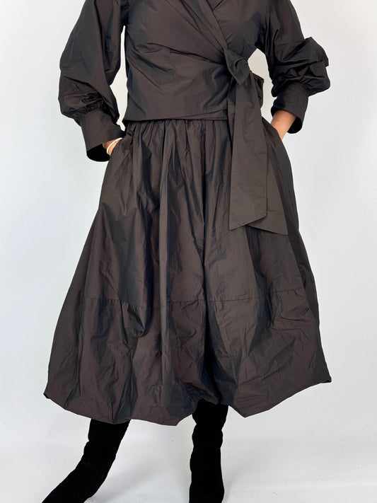 Les Filles d'Ailleurs 566 Skirt Chocolate