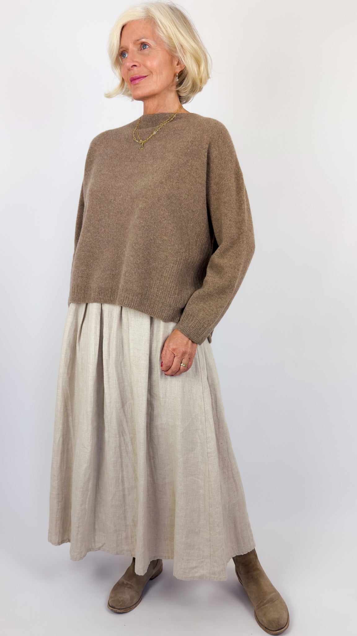 Pas De Calais 2706 Square Jumper Brown