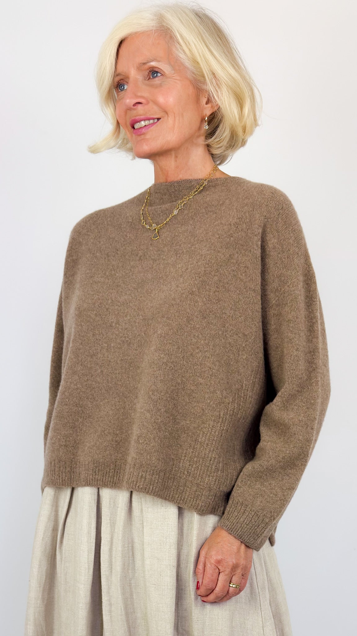 Pas De Calais 2706 Square Jumper Brown