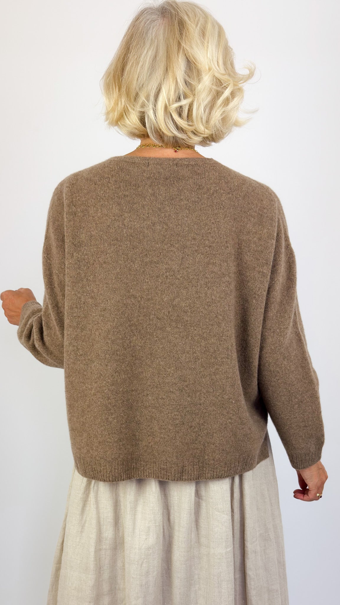 Pas De Calais 2706 Square Jumper Brown