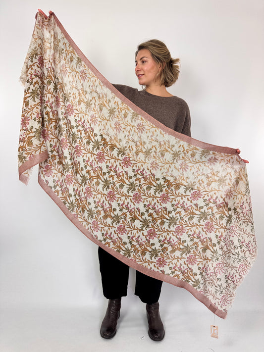 Jo Edwards Paradise Flowers Scarf