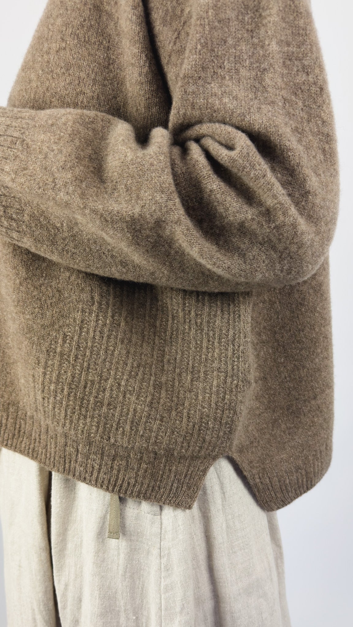 Pas De Calais 2706 Square Jumper Brown