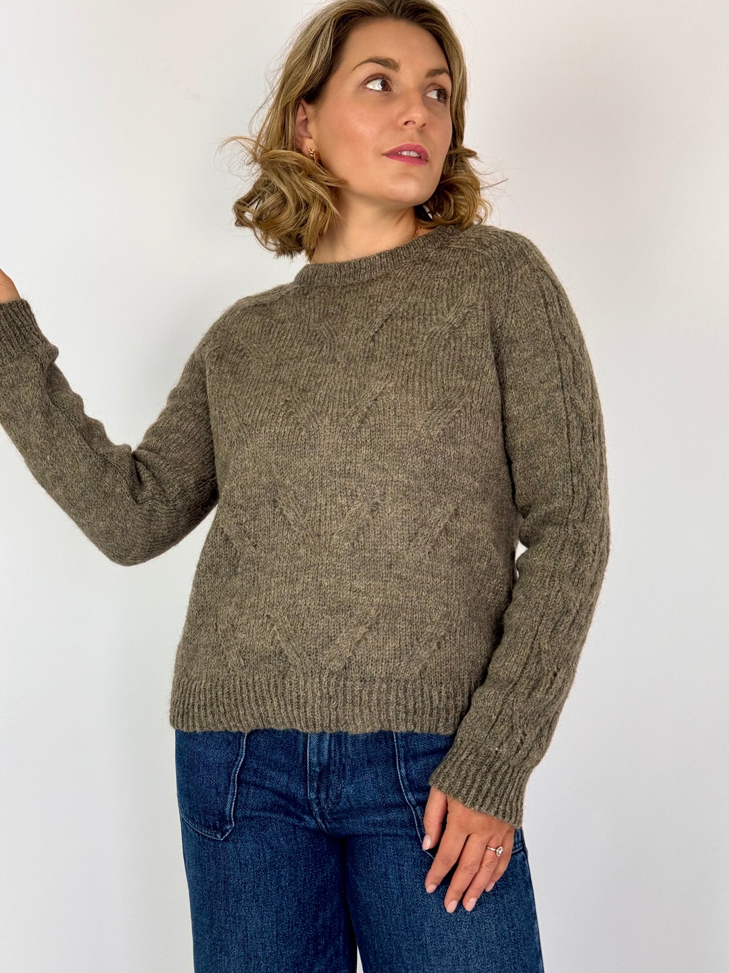 Diega Piomo Jumper Taupe