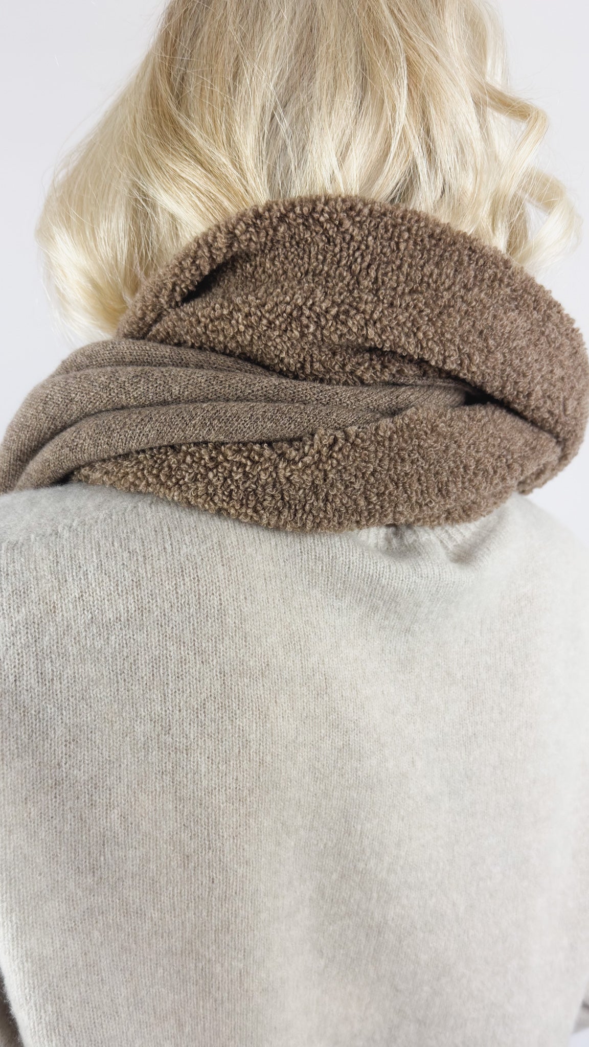 Pas De Calais 0655 Triangular Scarf Brown