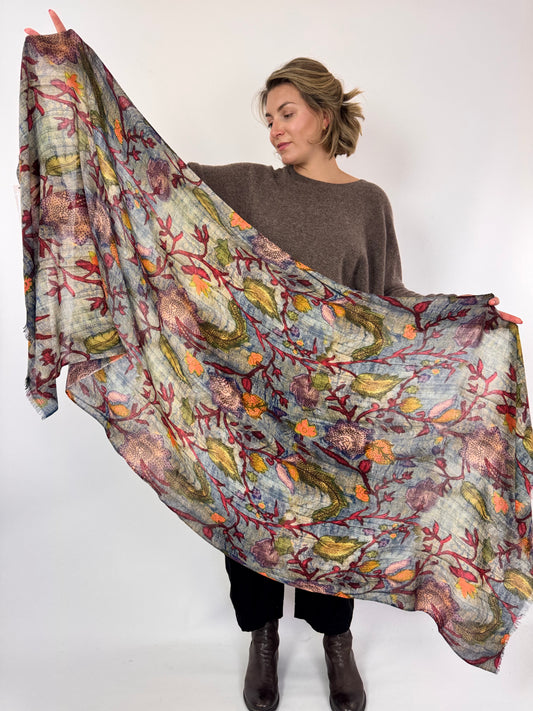 Jo Edwards Mystical Garden Scarf