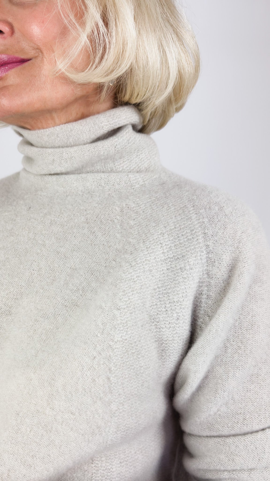 Pas De Calais 2705 Turtleneck Jumper Greige