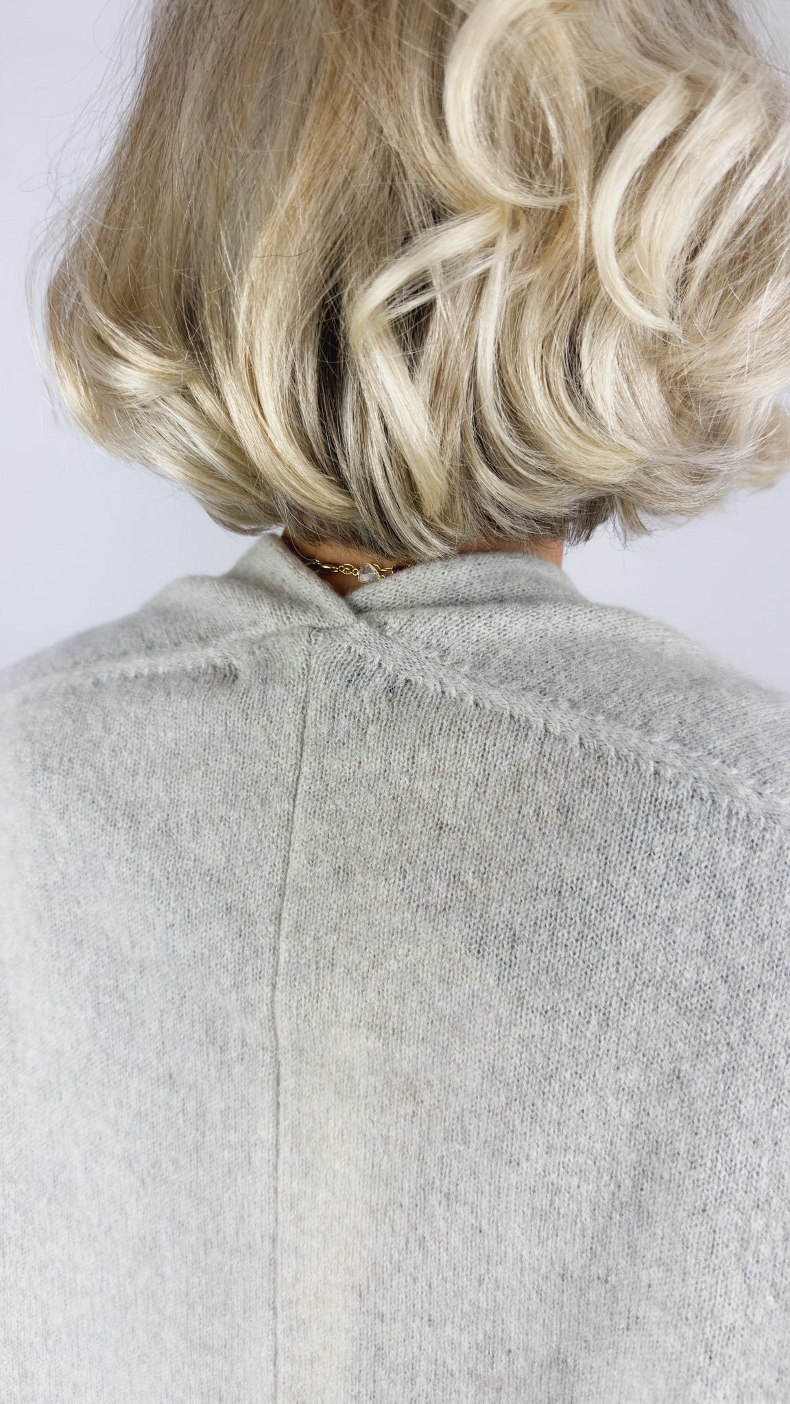 Pas De Calais 2707 Haori Cardigan Greige