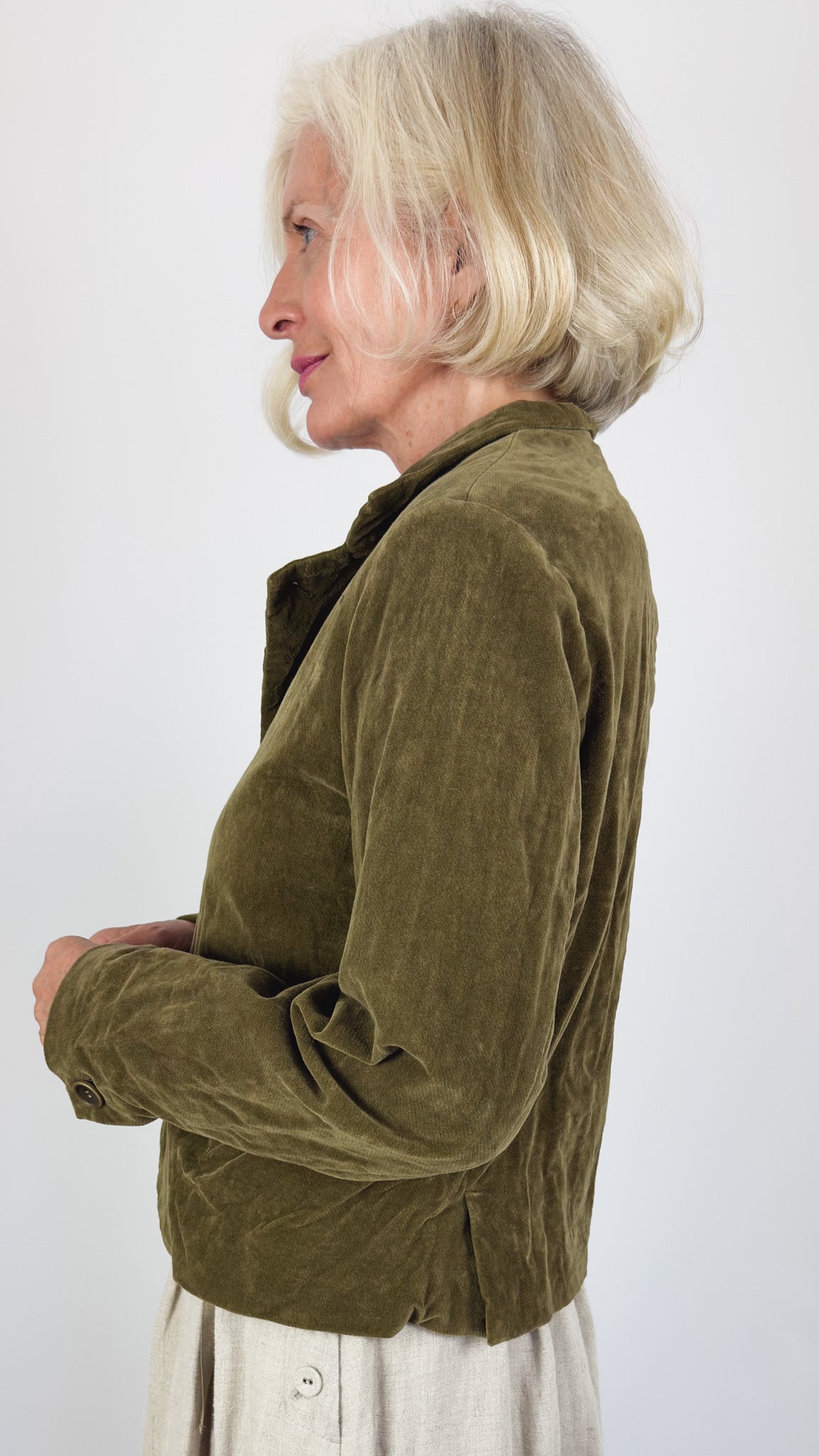 Pas De Calais 3471 Tailored Jacket Khaki