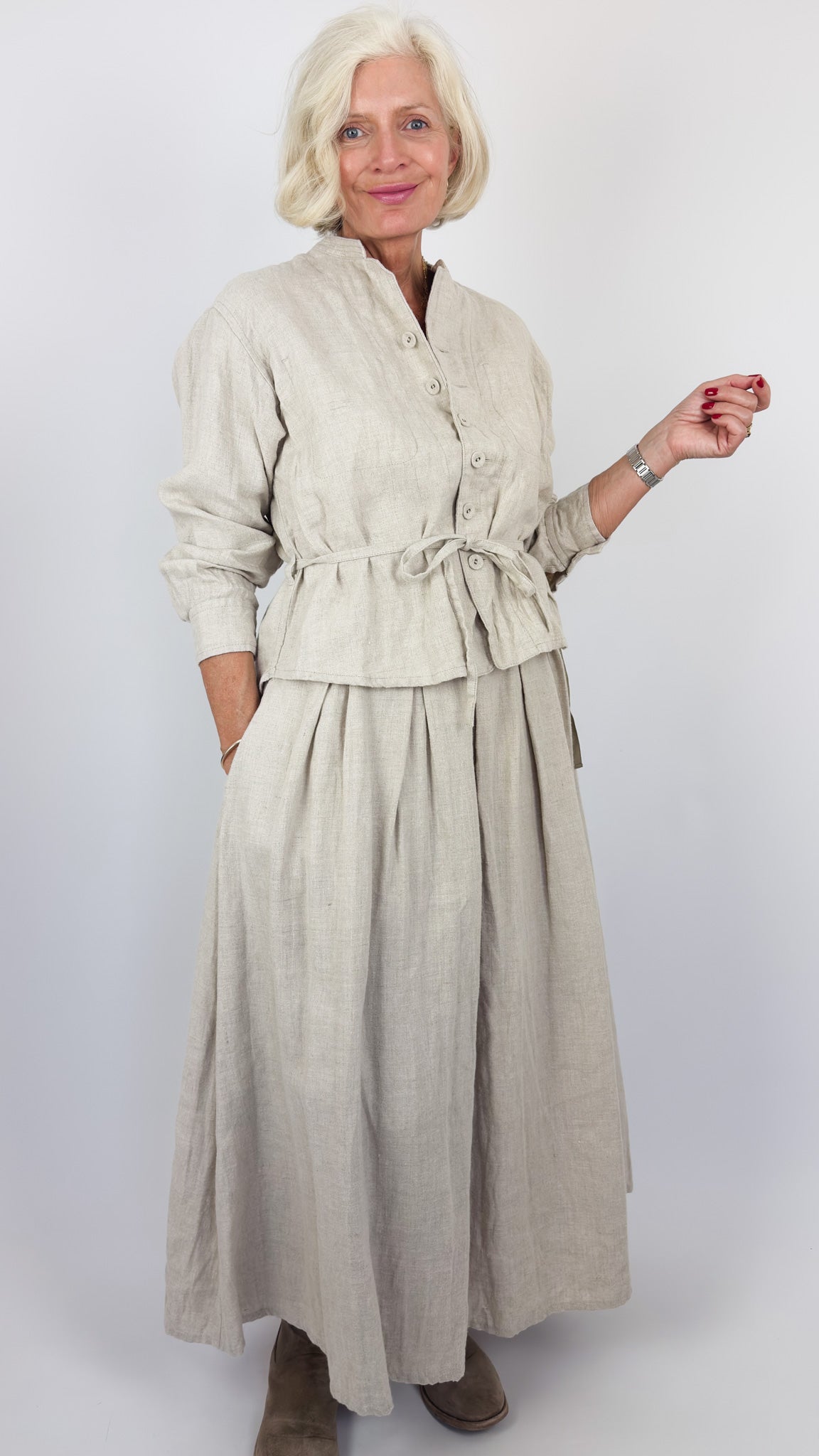 Pas de Calais 3501 Canvas Jacket Natural