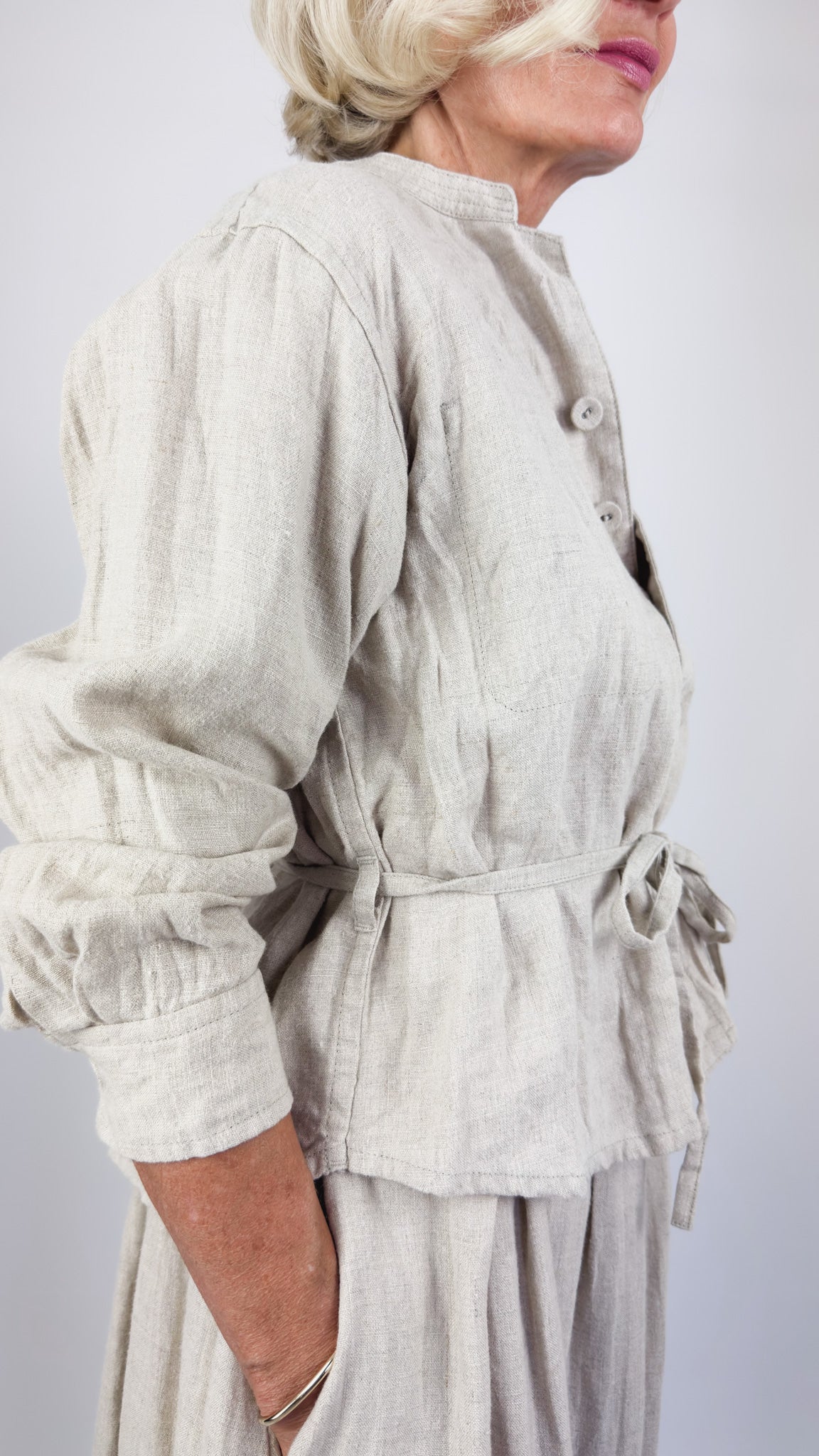 Pas de Calais 3501 Canvas Jacket Natural